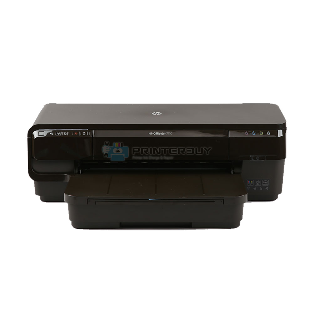 HP 오피스젯 7110 프린터 공기계 헤드 잉크 없음