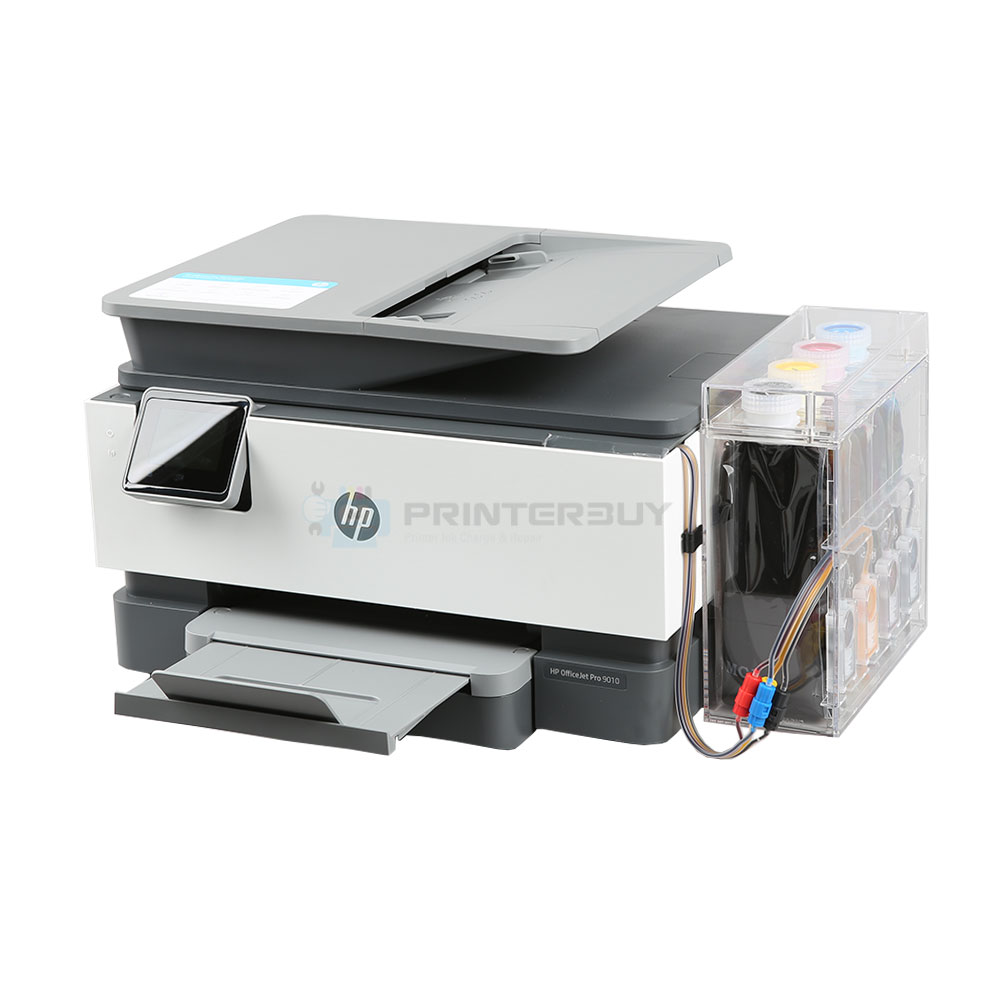 HP 오피스젯 프로 9010 무한잉크 프린터 팩2400 무칩 팩스복합기